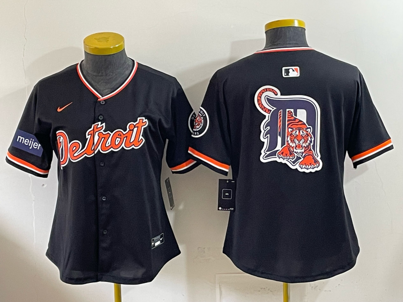 youth Detroit Tigers blank black Nike 2026 MLB Jersey 0408003